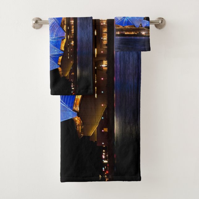 Opernhaus Sydney Viviane Lichtshow Badhandtuch Set (Insitu)