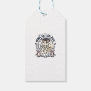 Opernklassik Musik Katze Süße Katze T-Shirt Design Geschenkanhänger