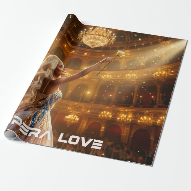 OPERNLIEBE GESCHENKPAPIER (Ungerollt)