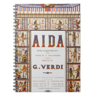 Opernmusik im Vintage-Stil, Ägyptische Aida von Ve Notizblock