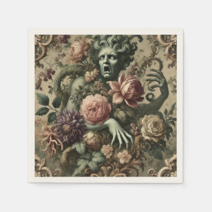 Opernopulenz - gotisches Blumenbarock Serviette