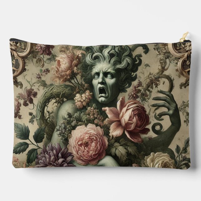 Opernopulenz - Gotisches Viktorianisches Portrait Zubehörtasche (Rückseite)