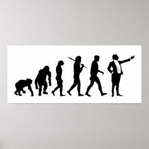 Opernsänger und Opernliebhaber singen Poster