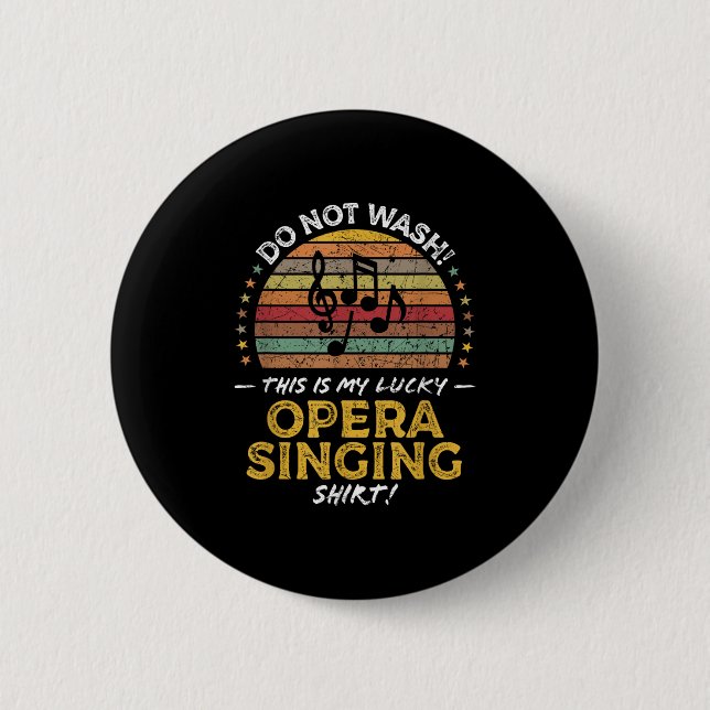 Opernsängerin Funny Music Voice Voice Quote Grap Button (Vorderseite)