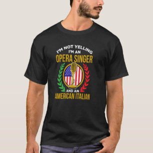 Opernsängerin für Opernfestival Tenor Sängermusik T-Shirt