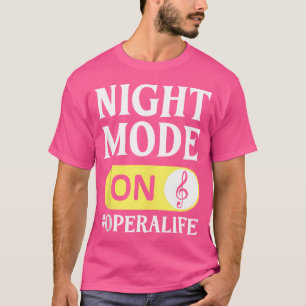 Opernsängerin Vocalist Lido Choir Musik Theater T-Shirt