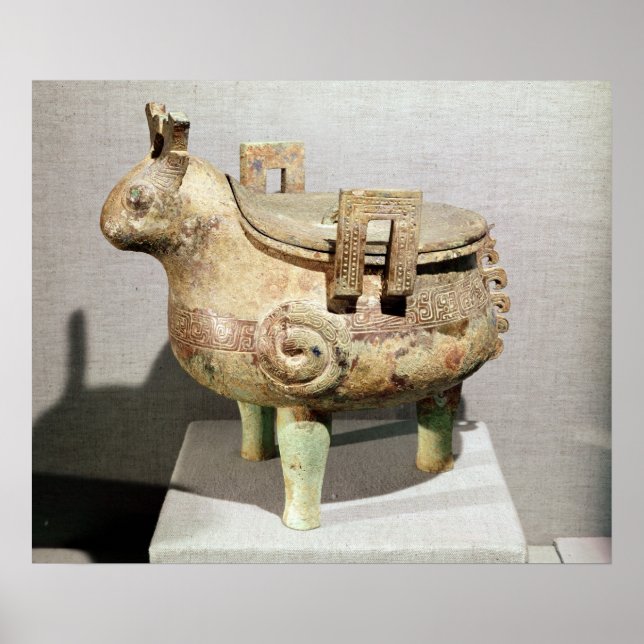 Opferische Tierfigur Poster (Vorne)