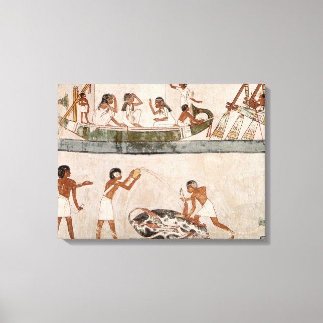 Opflege und Reinigung eines Stiers Leinwanddruck (Vorderseite)