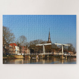 Ophaalbrug in Nederland. Puzzle