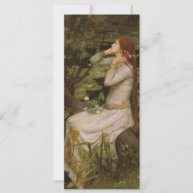 Ophelia am Teich von John William Waterhouse (Vorderseite)