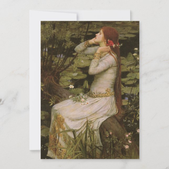 Ophelia am Teich von John William Waterhouse (Vorderseite)