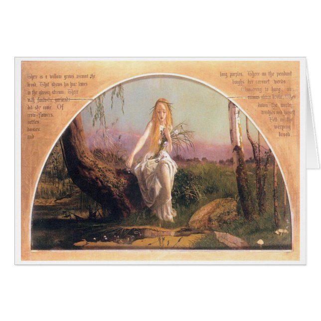 Ophelia, Arthur Hughes, 1852 (Vorderseite (Horizontal))