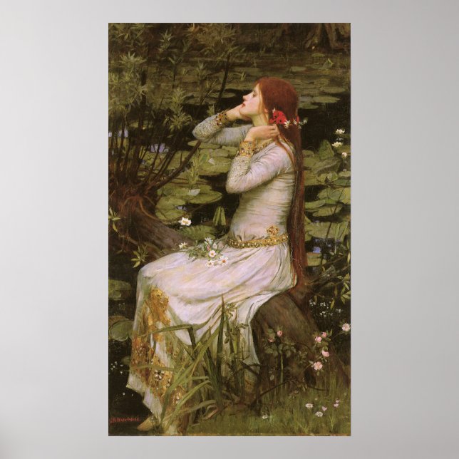 Ophelia by Waterhouse Poster (Vorne)