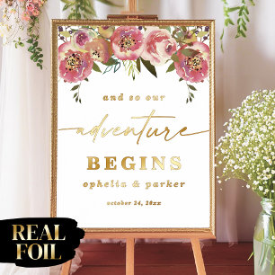 Ophelia Elegant Echte Folien-Abenteuer Beginnt Hoc Foliendrucke