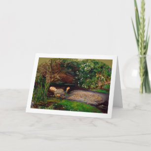 Ophelia, John Everett Millais, 1851-1852 Karte
