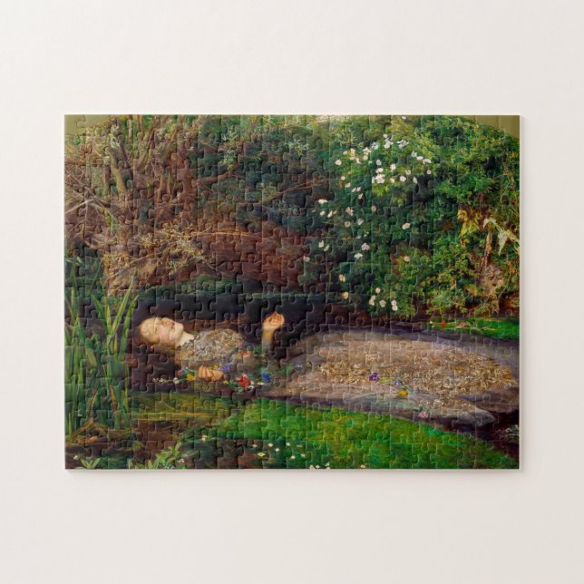 Ophelia, John Everett Millais, 1851-1852 Puzzle (Horizontal)