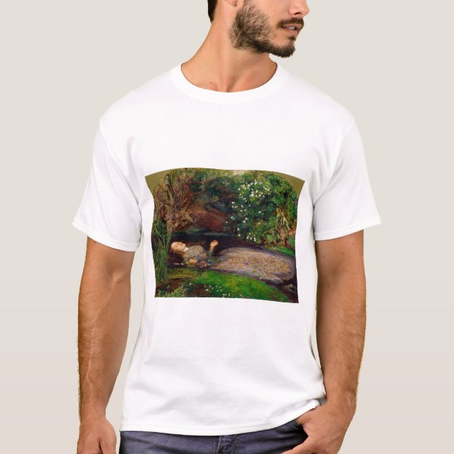 Ophelia, John Everett Millais, 1851-1852 T-Shirt (Vorderseite)