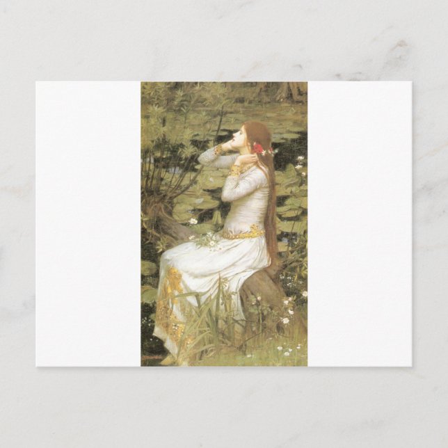 Ophelia - John William Waterhouse (1894) Postkarte (Vorderseite)