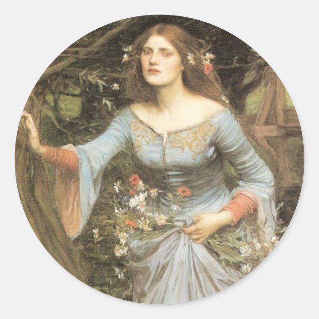 Ophelia Large Sticker (Vorderseite)