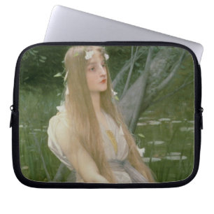 Ophelia (Öl auf Leinwand) Laptopschutzhülle