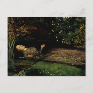 Ophelia Postkarte