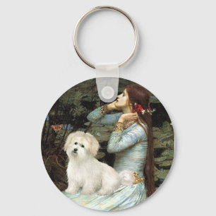 Ophelia Sitzplatz - Coton de Tulear 7 Schlüsselanhänger