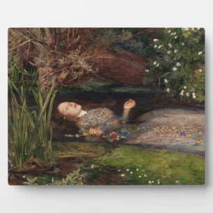 Ophelia von John Everett Millais Fotoplatte