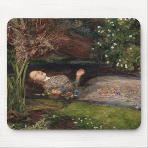 Ophelia von John Everett Millais Mousepad