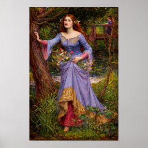 Ophelia von John William Waterhouse Poster