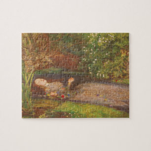 Ophelia von Millais, Vintage Viktorianische Kunst Puzzle