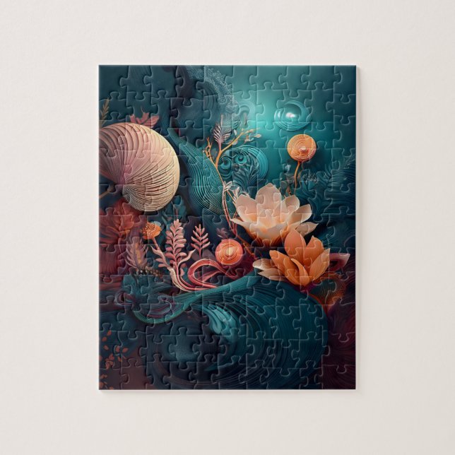 Ophelia's Dream Ethereal Art Print Puzzle (Vertikal)