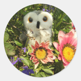 Ophelie in den Hügeln Runder Aufkleber