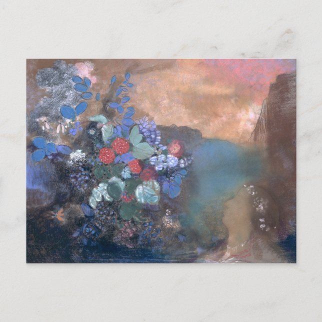 Ophelie unter den Blume, c.1905-8 Postkarte (Vorderseite)