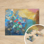 Ophelie Zu den Blume | Odilon Redon Puzzle<br><div class="desc">Ophelie unter den Blume (1905-1908) | Odilon Redon's Ophelia Unter den Blume ist ein traumhaftes Vintages Gemälde, das den tragischen Shakespeareer Charakter, Ophelia, darstellt, umgeben von einer üppigen, ätherischen Reihe von Blume. Redons Verwendung von sanften, lebendigen Farben und zarten Pinselstrichen schafft eine überwältigend schöne Komposition, die die Grenzen zwischen Realität...</div>