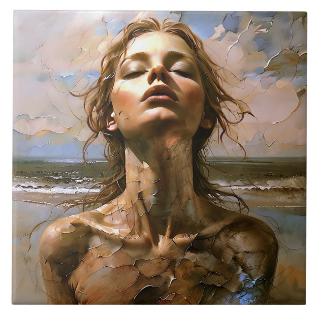 "Ophira"-Fragmente des Meeres Fliese (Vorderseite)