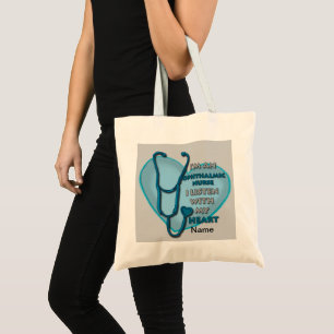 Ophthalmische Krankenschwester Blue Heath Tote Bag Tragetasche