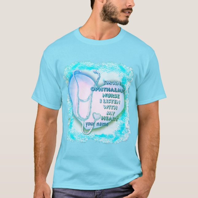Ophthalmische Krankenschwester T-Shirt (Vorderseite)