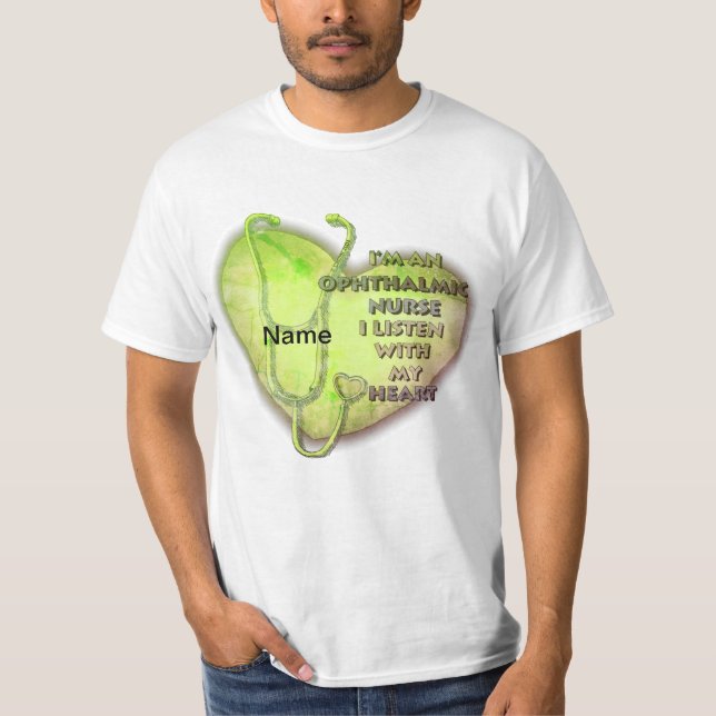 Ophthalmische Krankenschwester T-Shirt (Vorderseite)