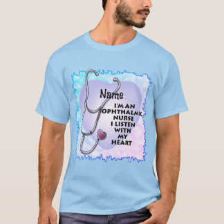 Ophthalmische Krankenschwestern Stethoskop T-Shirt