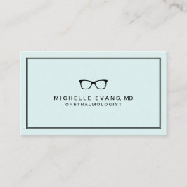 Ophthalmologe Mini Green Business Cards Visitenkarte