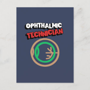 Ophthalmologie Postkarte