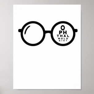 Ophthalmologist Eye Chart Poster