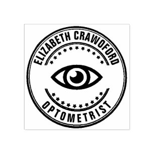 Ophthalmologist-Optometriker-Optiker-Test-Vision Gummistempel