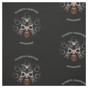 Ophthalmologist-Optometriker-Optiker-Test-Vision Stoff