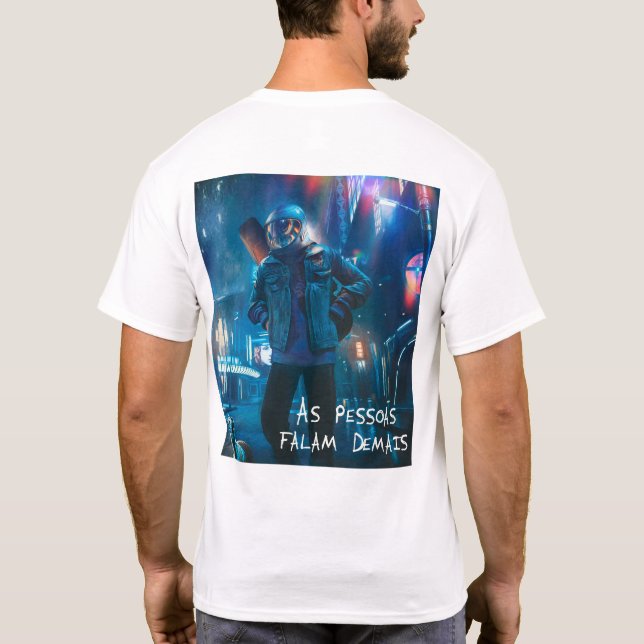 Opiniões (Modelo II) T-Shirt (Rückseite)