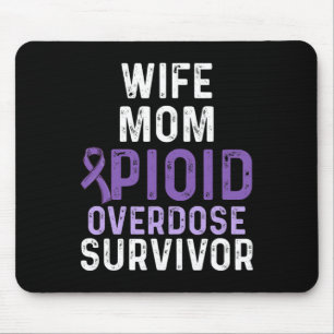 Opioid-Überdosis-Bewusstseins-Krieger Überlebender Mousepad