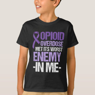 Opioid-Überdosis-Bewusstseins-Krieger Überlebender T-Shirt