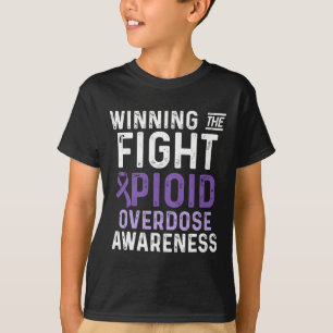 Opioid-Überdosis-Bewusstseins-Krieger Überlebender T-Shirt