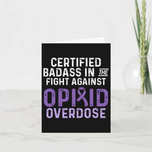 Opioide Überdosierung Sensibilisierung für das Bew Karte (Vorderseite)