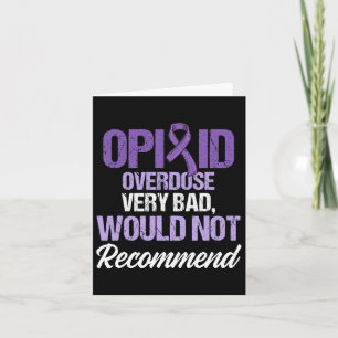 Opioide Überdosierung Sensibilisierung für das Bew Karte